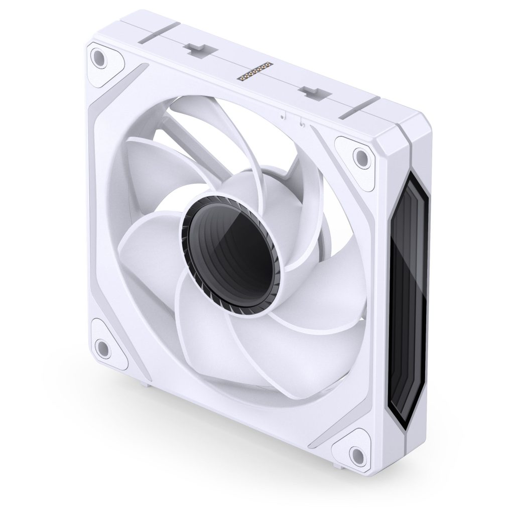 Jonsbo ZL-120WR Fan, Reverse Blade, PWM, ARGB - 120mm, White. 3-pack
