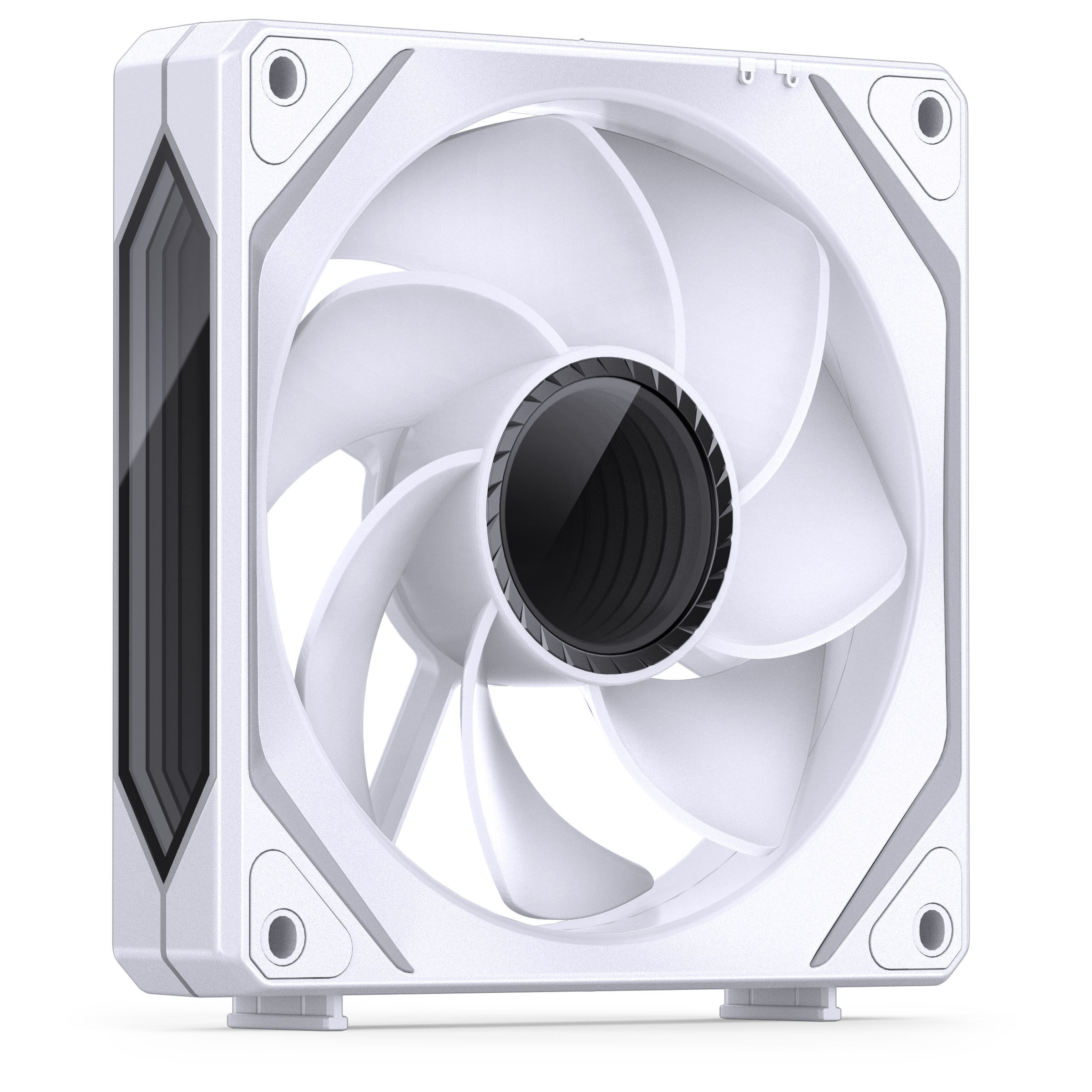 Jonsbo ZL-120WR Fan, Reverse Blade, PWM, ARGB - 120mm, White. 3-pack