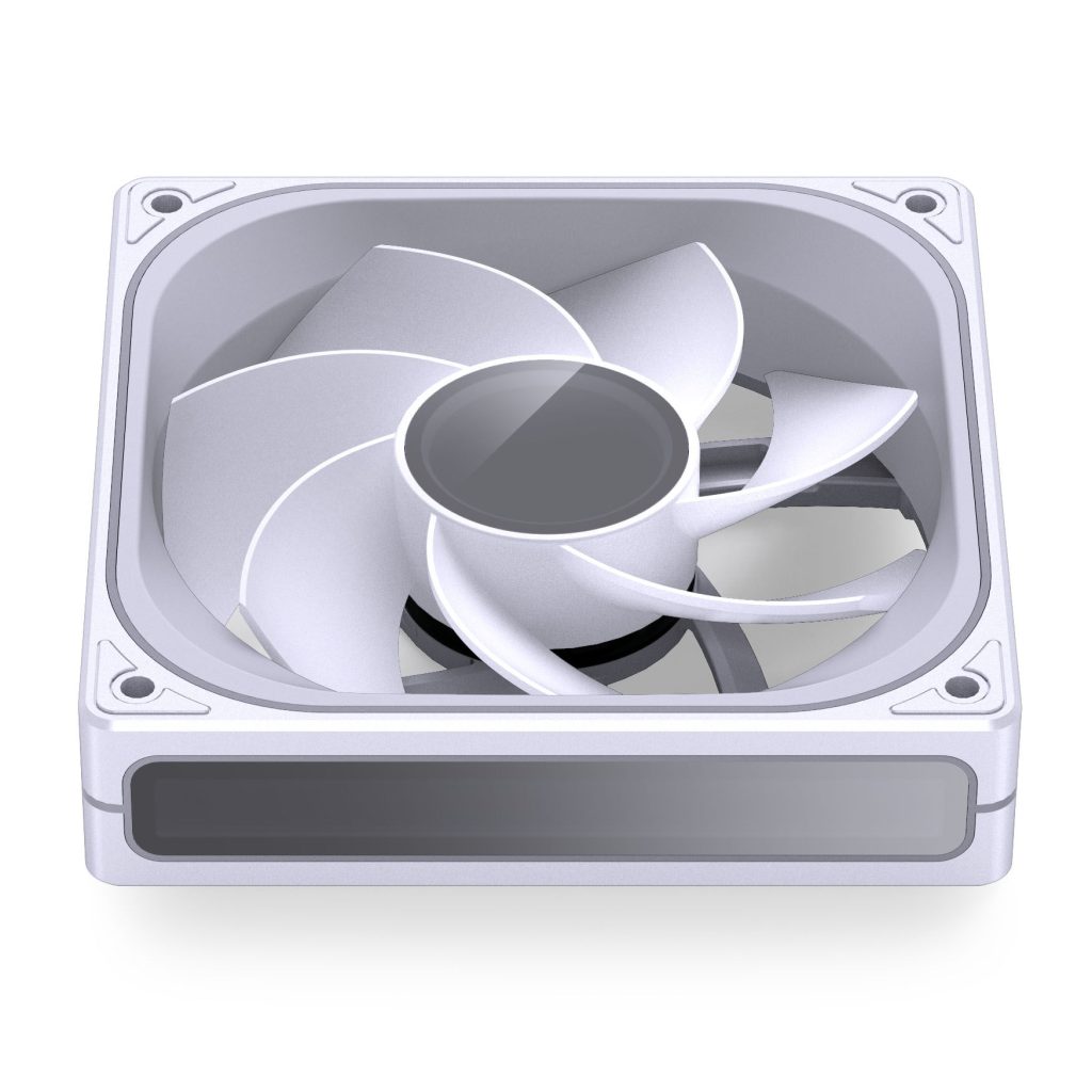 Jonsbo ZB-120 fan, reverse blade, PWM, ARGB - 120mm, white