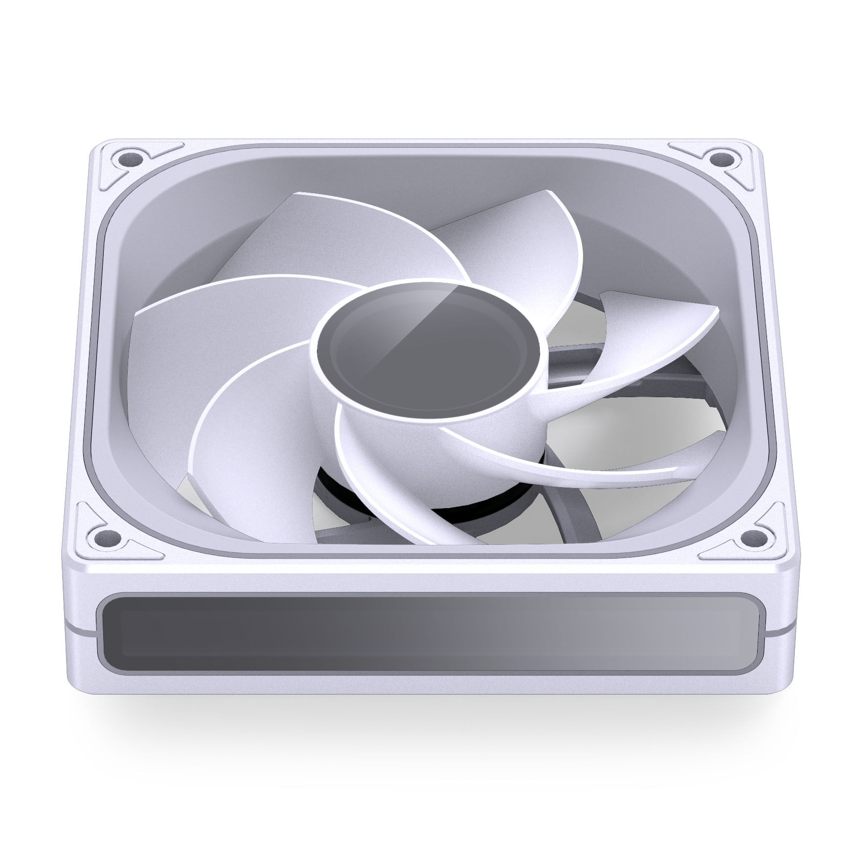 Jonsbo ZB-120 fan, reverse blade, PWM, ARGB - 120mm, white