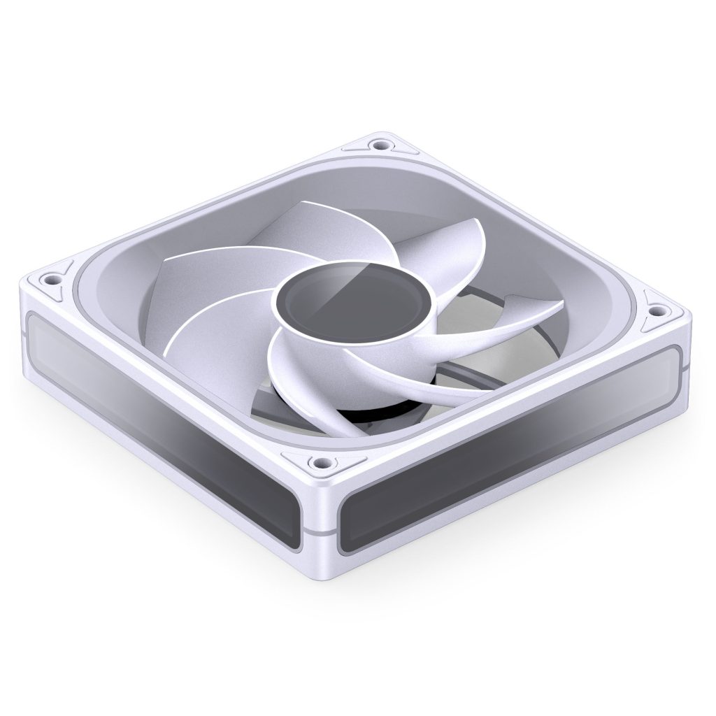 Jonsbo ZB-120 fan, reverse blade, PWM, ARGB - 120mm, white