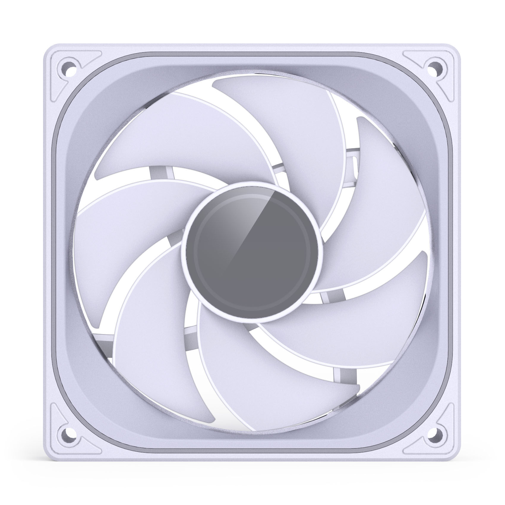 Jonsbo ZB-120 fan, reverse blade, PWM, ARGB - 120mm, white