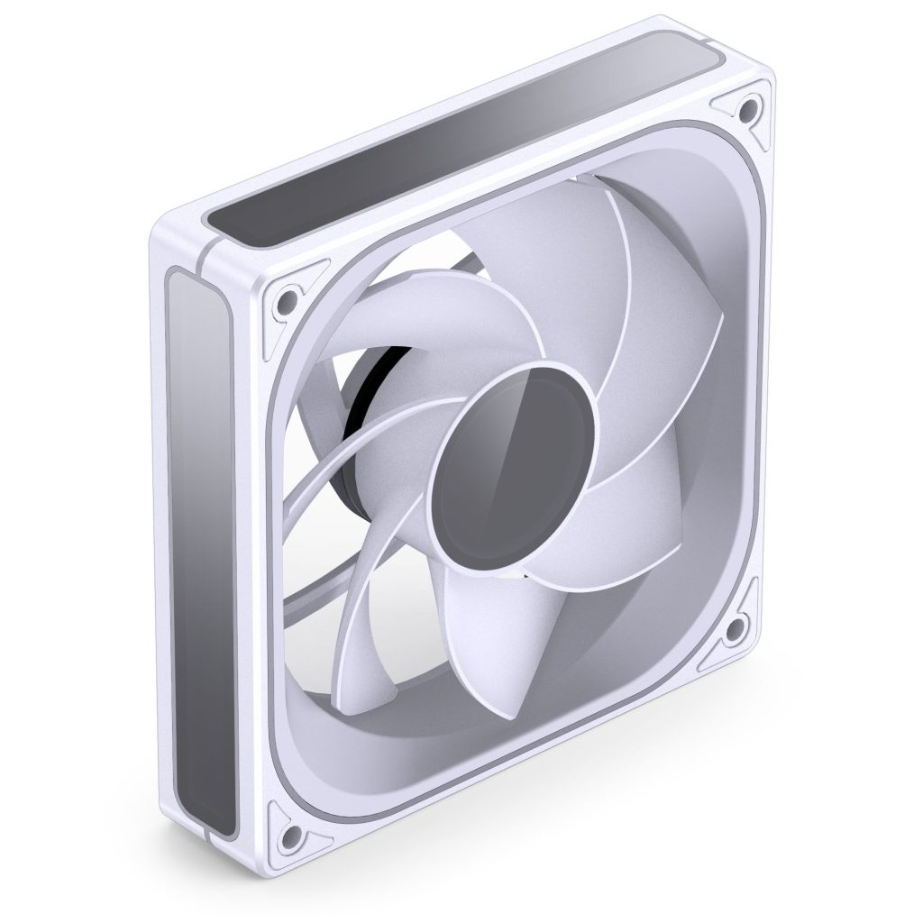 Jonsbo ZB-120 fan, reverse blade, PWM, ARGB - 120mm, white