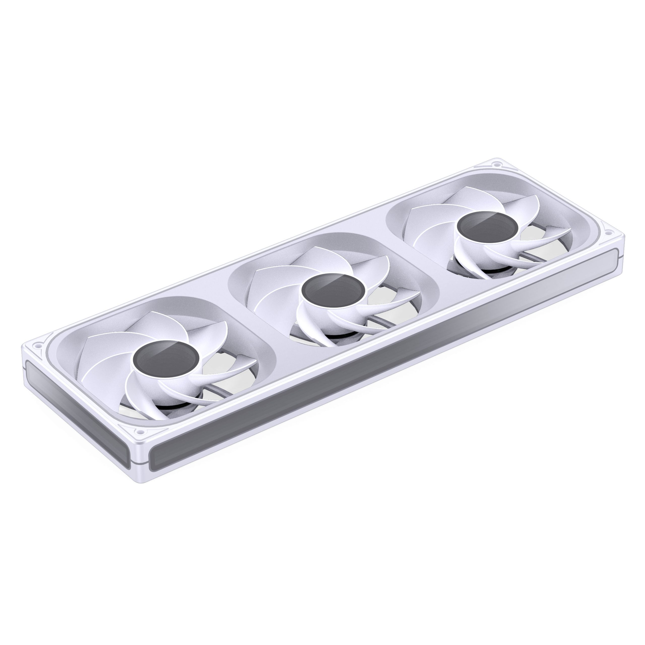 Jonsbo ZB-360 fan, reverse blade, PWM, ARGB - 360mm, white