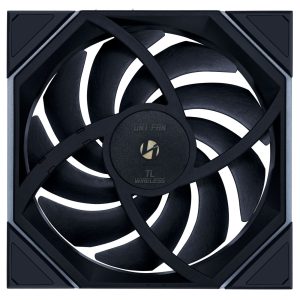 Lian Li UNI FAN TL Wireless Fan, ARGB, PWM - Reverse Blade, 140mm, Black
