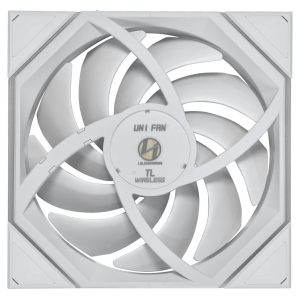 Lian Li UNI FAN TL Wireless Fan, ARGB, PWM - Reverse Blade, 140mm, White