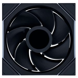 Lian Li UNI FAN TL LCD Wireless Fan, ARGB, PWM - Reverse Blade, 140mm, Black