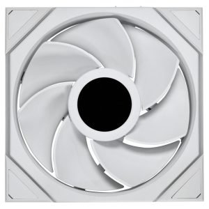 Lian Li UNI FAN TL LCD Wireless Fan, ARGB, PWM - Reverse Blade, 140mm, White
