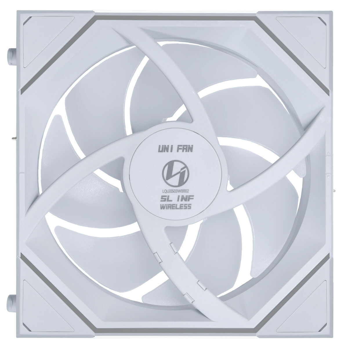Lian Li UNI FAN SL-INF Wireless Fan, ARGB, PWM - Reverse Blade, 120mm, White