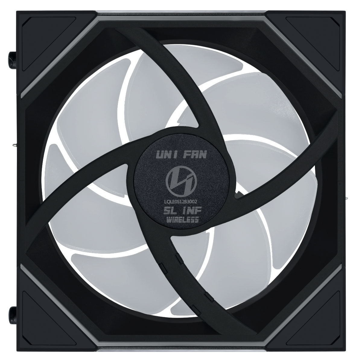 Lian Li UNI FAN SL-INF Wireless Fan, ARGB, PWM - 3-pack, with controller, reverse blade, 120mm, black