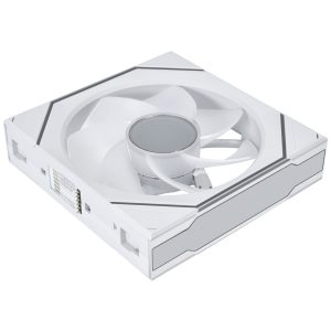 Lian Li UNI FAN SL-INF Wireless Fan, ARGB, PWM - 3-pack, with controller, reverse blade, 120mm, white