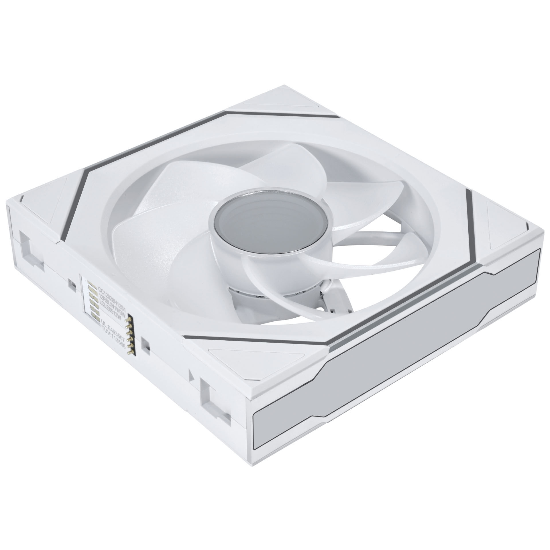 Lian Li UNI FAN SL-INF Wireless Fan, ARGB, PWM - 3-pack, with controller, reverse blade, 120mm, white