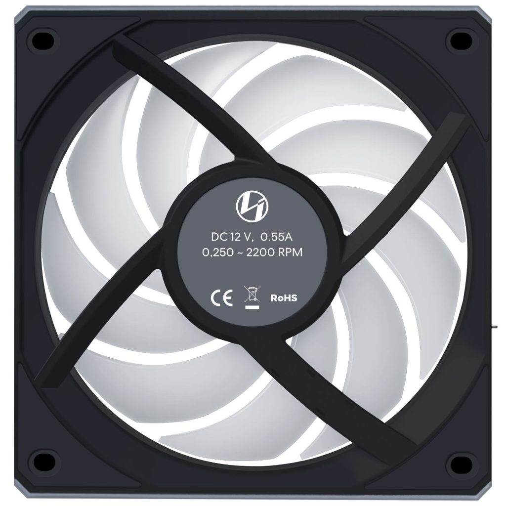Lian Li UNI FAN CL Reverse Wireless Fan, pack of 3, 120mm, black