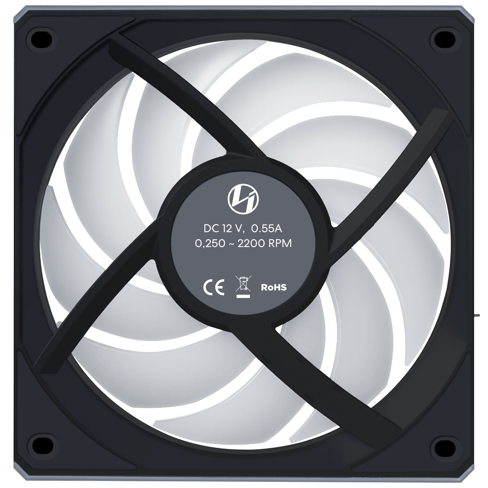 Lian Li UNI FAN CL Reverse Wireless Fan, pack of 3, 120mm, black