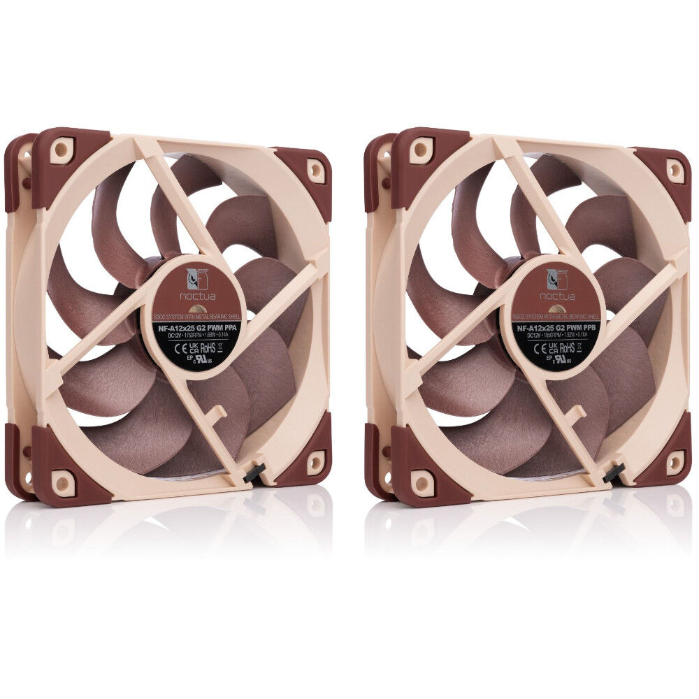Noctua NF-A12x25 G2 Sx2-PP PWM fan - 120mm, pack of 2