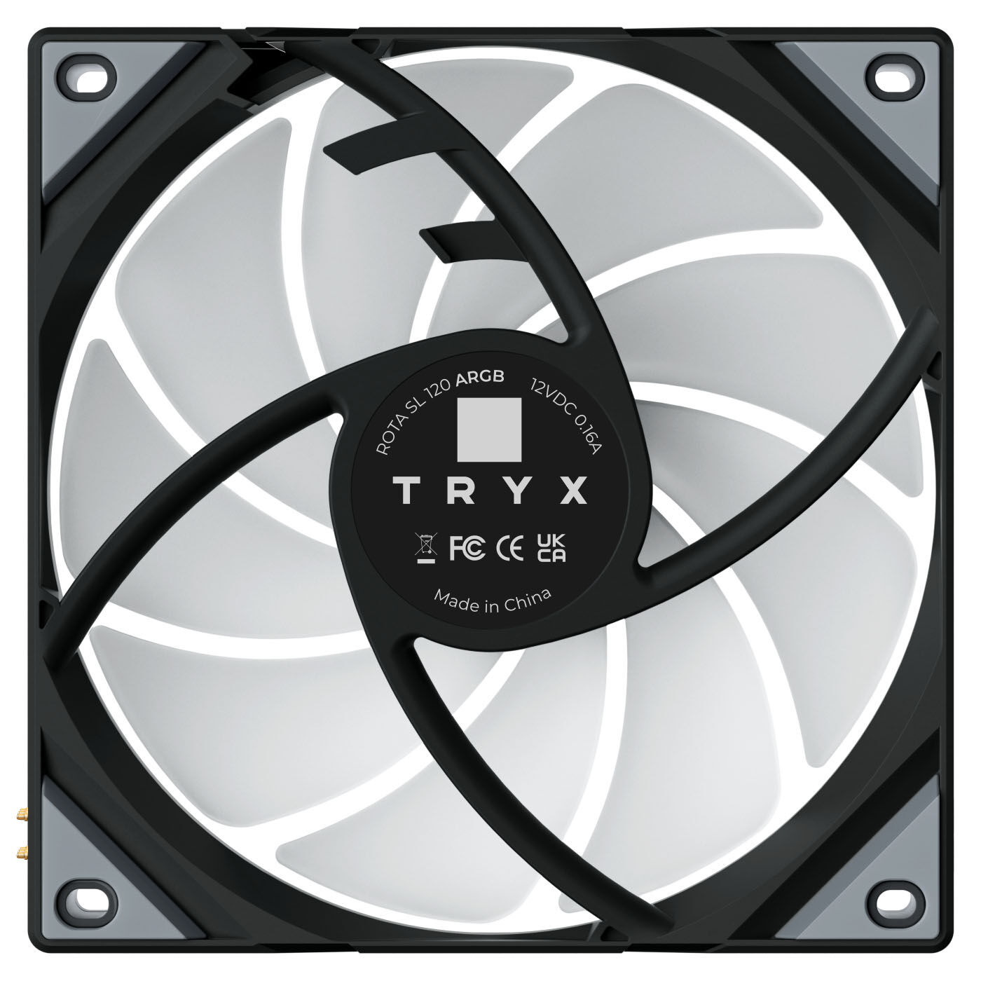 TRYX ROTA SL ARGB fans - 3-pack, 120 mm, black