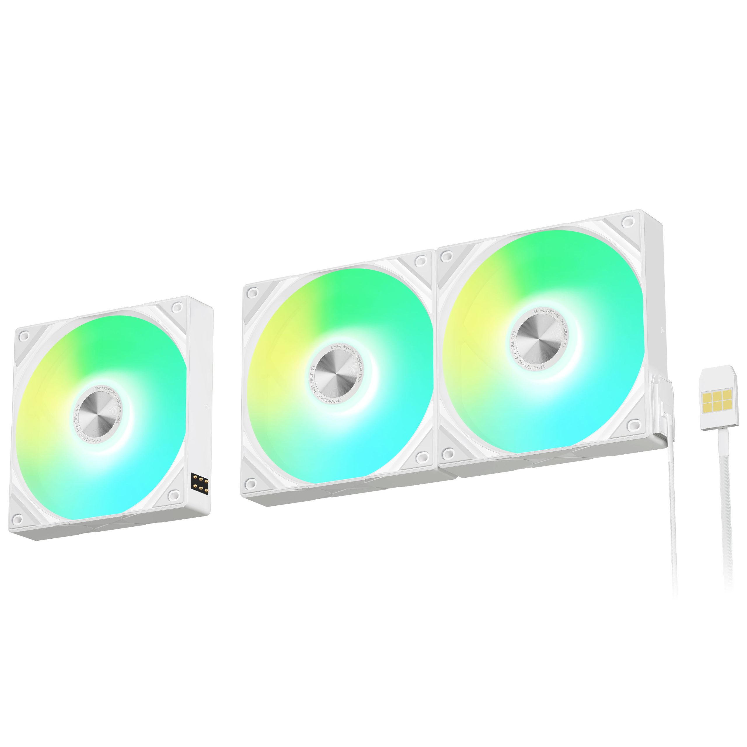 TRYX ROTA SL ARGB fans - 3-pack, 120 mm, white