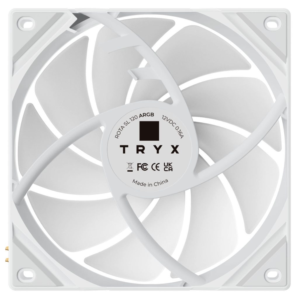 TRYX ROTA SL ARGB fans - 3-pack, 120 mm, white