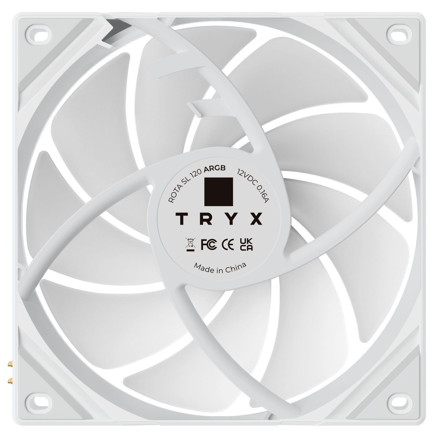 TRYX ROTA SL ARGB fans - 3-pack, 120 mm, white