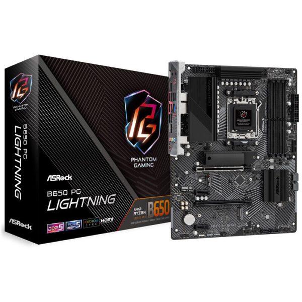 ASRock B650 PG Lightning, AMD B650 motherboard – Socket AM5, DDR5