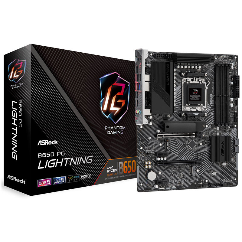 ASRock B650 PG Lightning, AMD B650 motherboard - Socket AM5, DDR5
