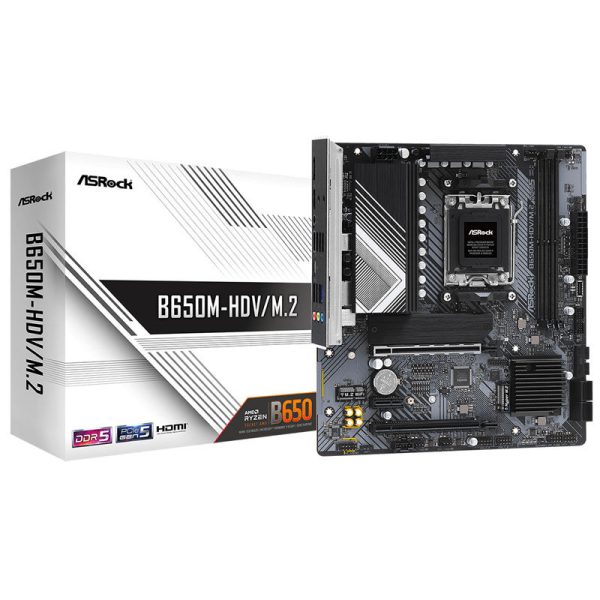 ASRock B650M-HDV/M.2, AMD B650 motherboard – Socket AM5, DDR5