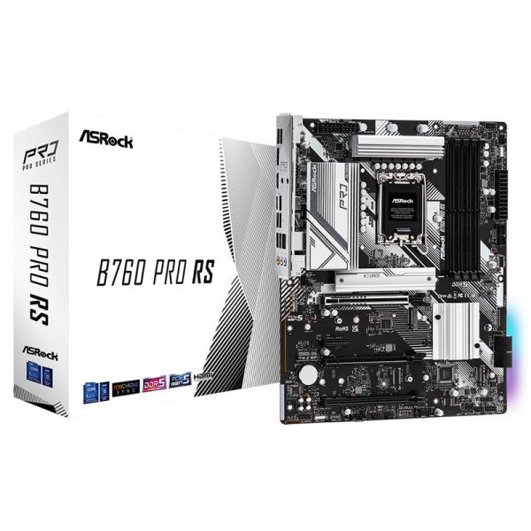 ASRock B760 Pro RS, Intel B760 motherboard – Socket 1700, DDR5