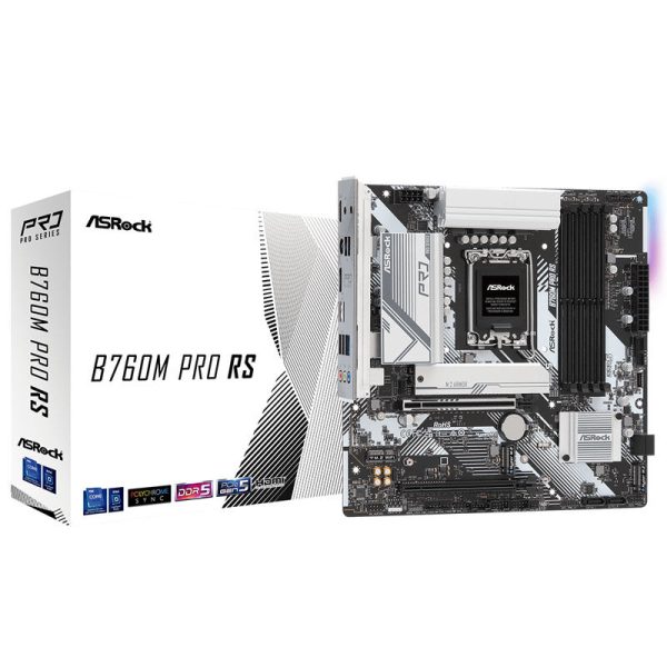 ASRock B760M Pro RS, Intel B760 Motherboard – Socket 1700, DDR5