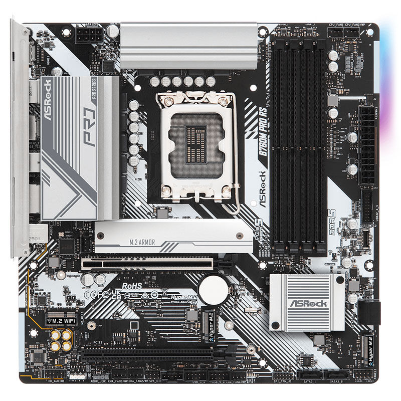 ASRock B760M Pro RS, Intel B760 Motherboard - Socket 1700, DDR5