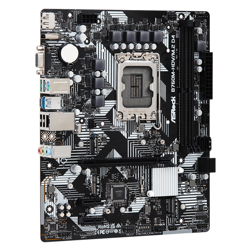 ASRock B760M-HDV/M.2 D4, Intel B760 motherboard - Socket 1700, DDR4 : image 2