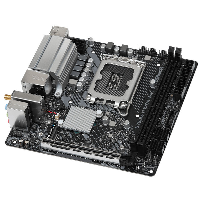ASRock B760M-ITX/D4 WiFi, Intel B760 motherboard - Socket 1700, DDR4