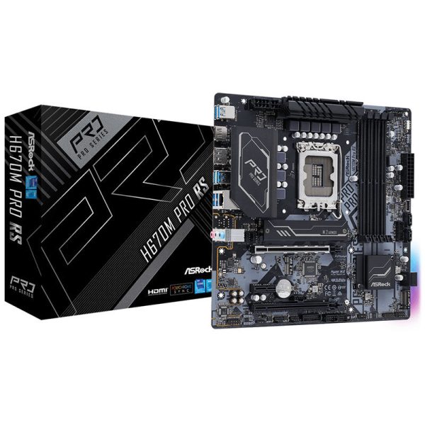 ASRock H670M Pro RS, Intel H670 motherboard – Socket 1700, DDR4