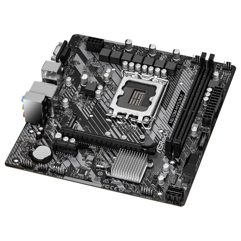 ASRock H610M-HVS/M.2 R2.0, Intel H610 motherboard - Socket 1700, DDR4 : image 5