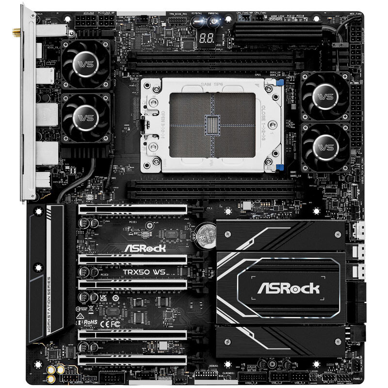 ASRock TRX50 WS, AMD TRX50 motherboard - Socket sTR5, DDR5