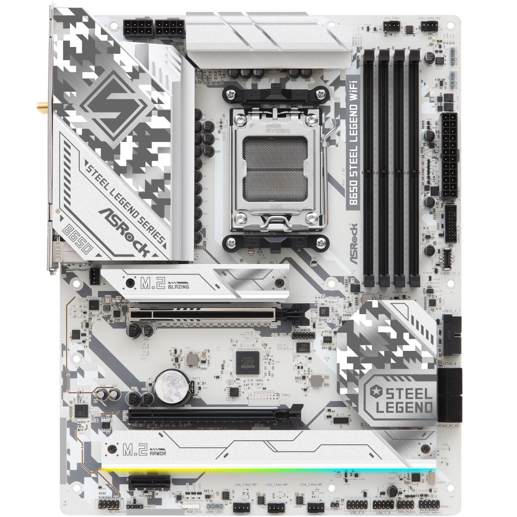 ASRock B650 Steel Legend WiFi, AMD B650 motherboard - Socket AM5, DDR5 : image 3