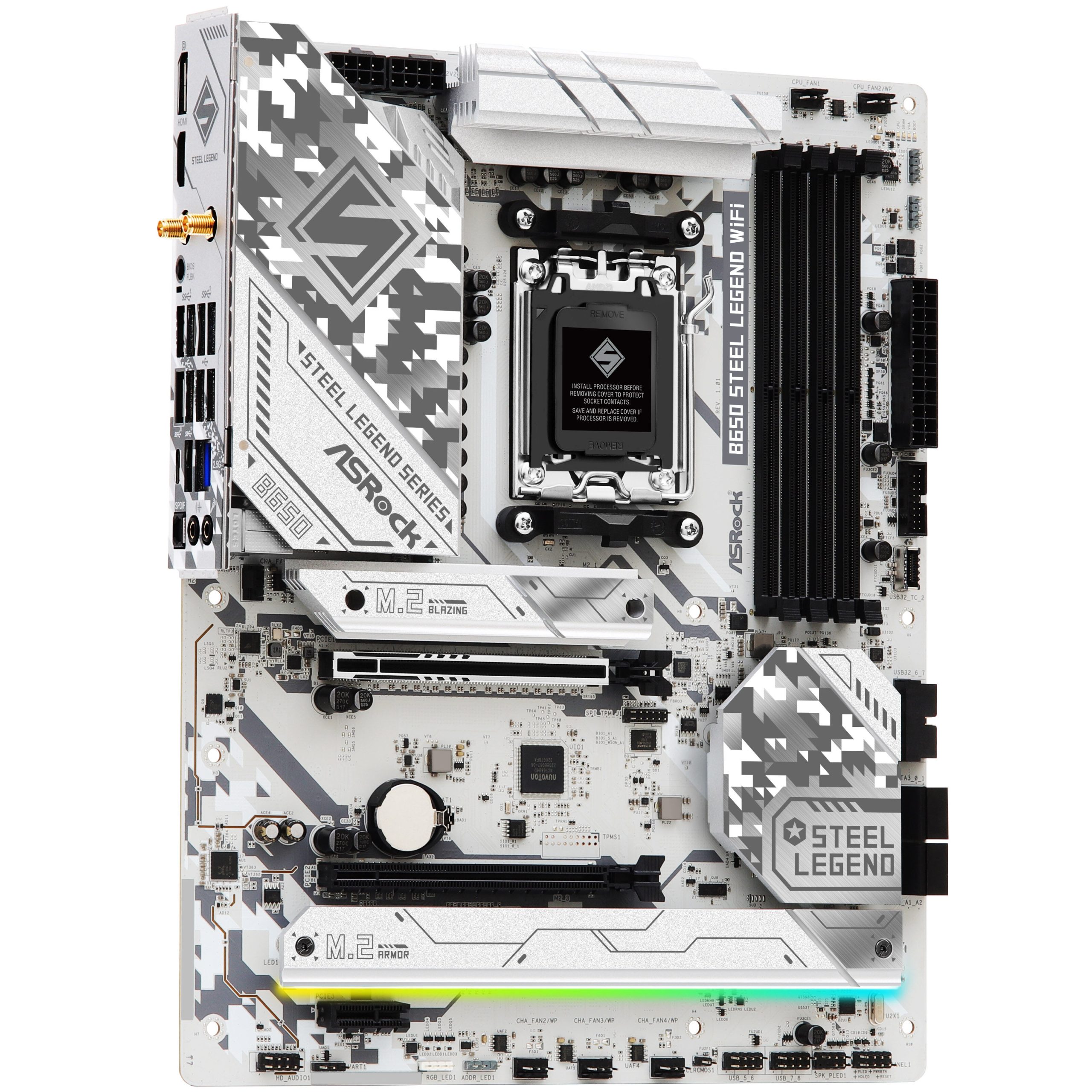 ASRock B650 Steel Legend WiFi, AMD B650 motherboard - Socket AM5, DDR5 : image 2