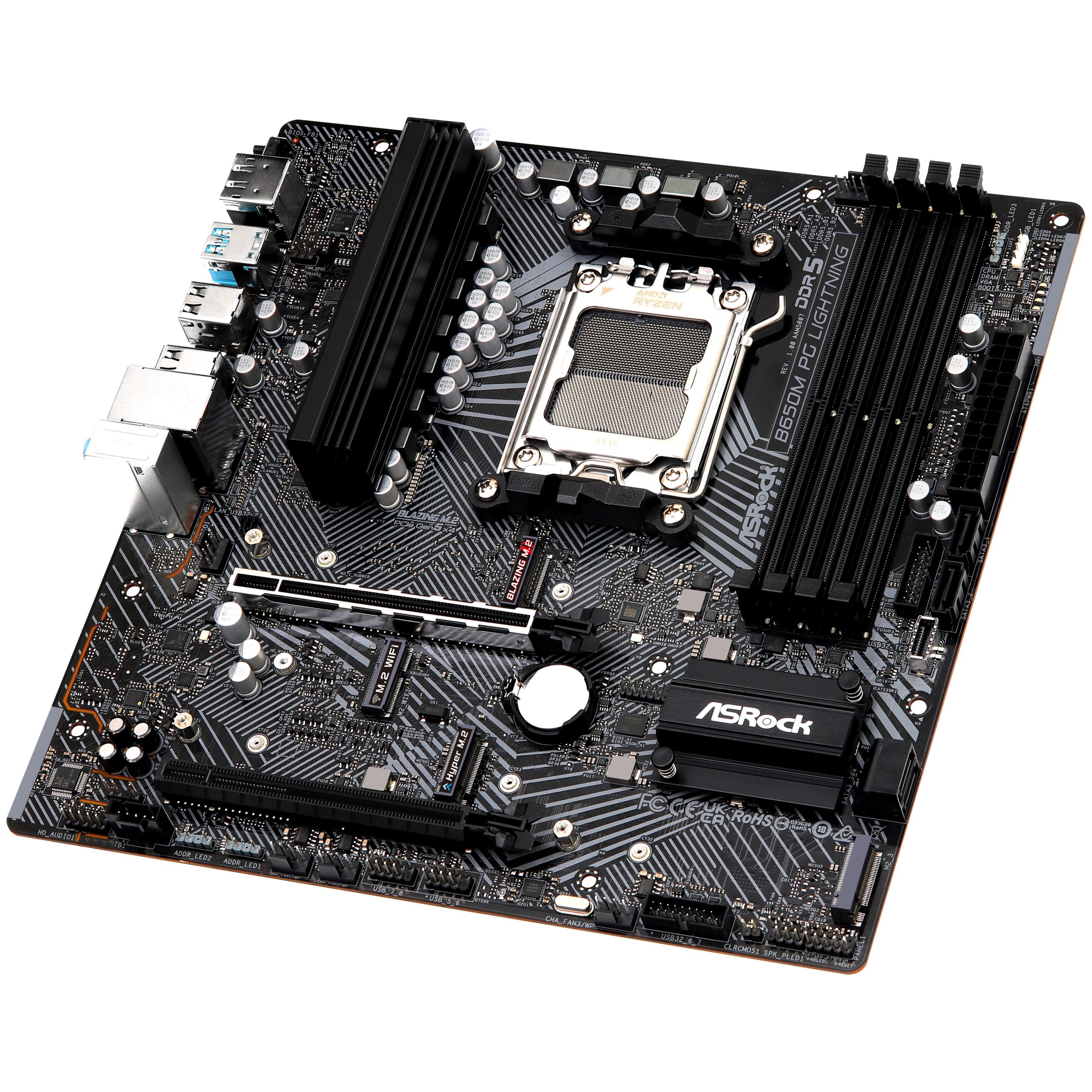 ASRock B650M PG Lightning, AMD B650 motherboard - Socket AM5, DDR5 : image 5