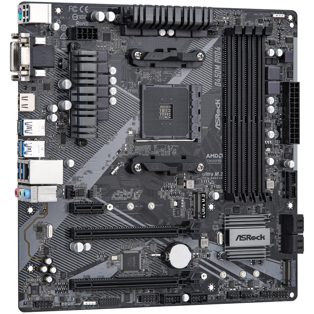 [セット品] B450M pro4 ＋ Ryzen5 2600 ASRock > B450M Pro4