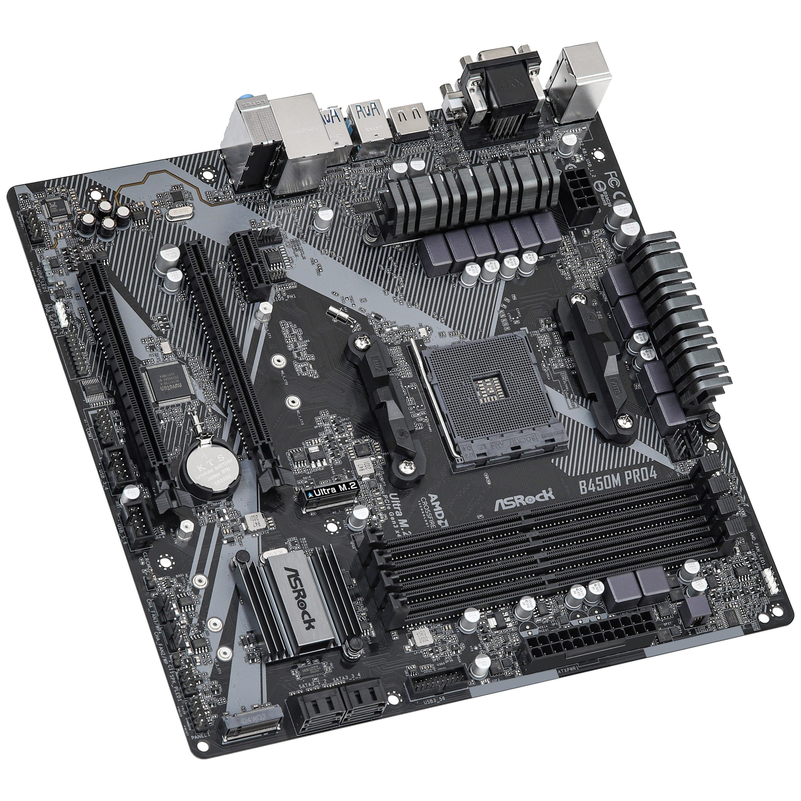 [セット品] B450M pro4 ＋ Ryzen5 2600 ASRock > B450M Pro4