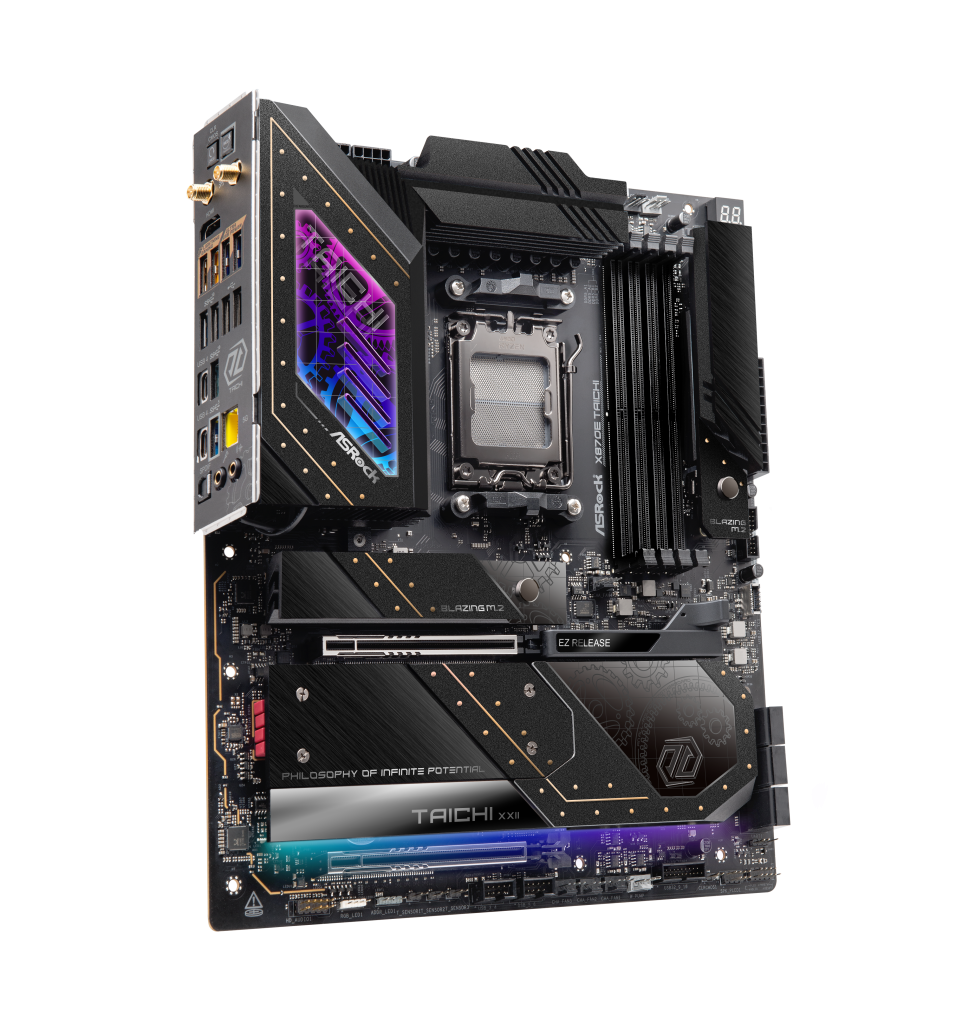 ASRock X870E Taichi motherboard, socket AM5, AMD X870E, EATX, DDR5