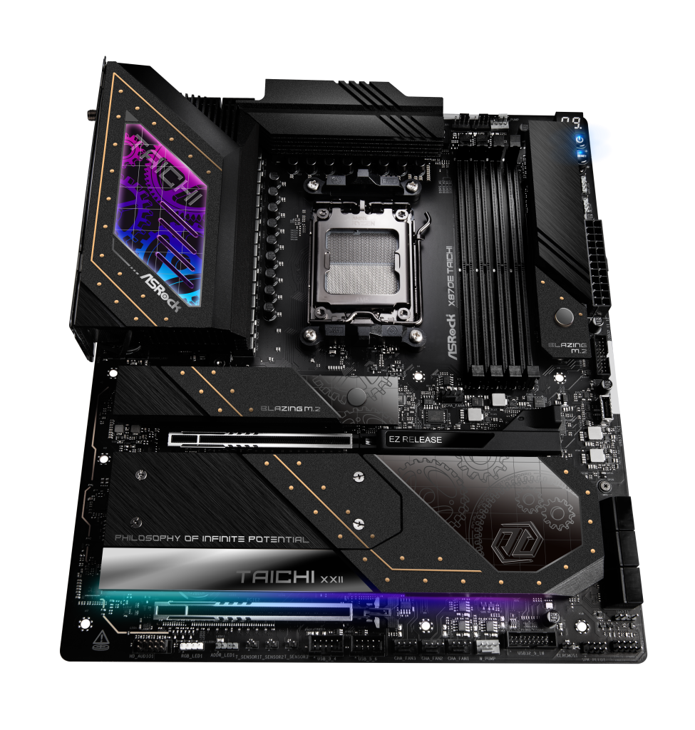 ASRock X870E Taichi motherboard, socket AM5, AMD X870E, EATX, DDR5