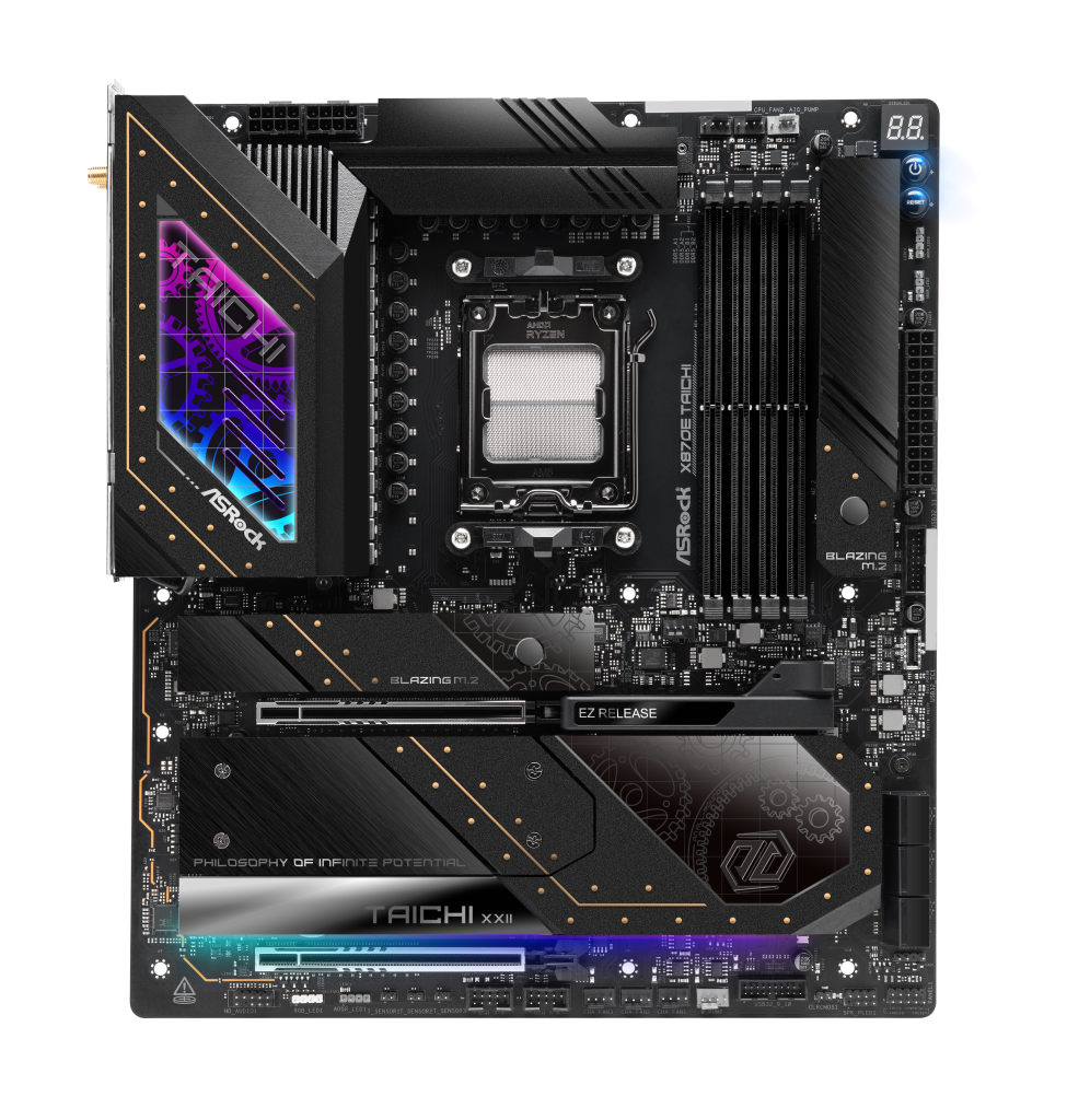 ASRock X870E Taichi motherboard, socket AM5, AMD X870E, EATX, DDR5