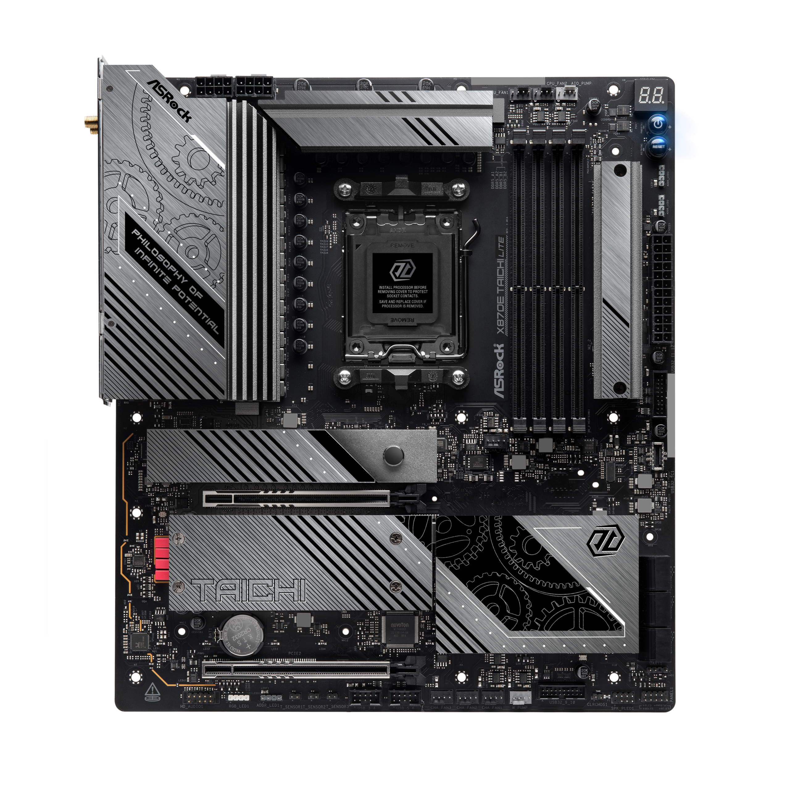 ASRock X870E Taichi Lite motherboard, socket AM5, AMD X870E, EATX, DDR5 : image 4