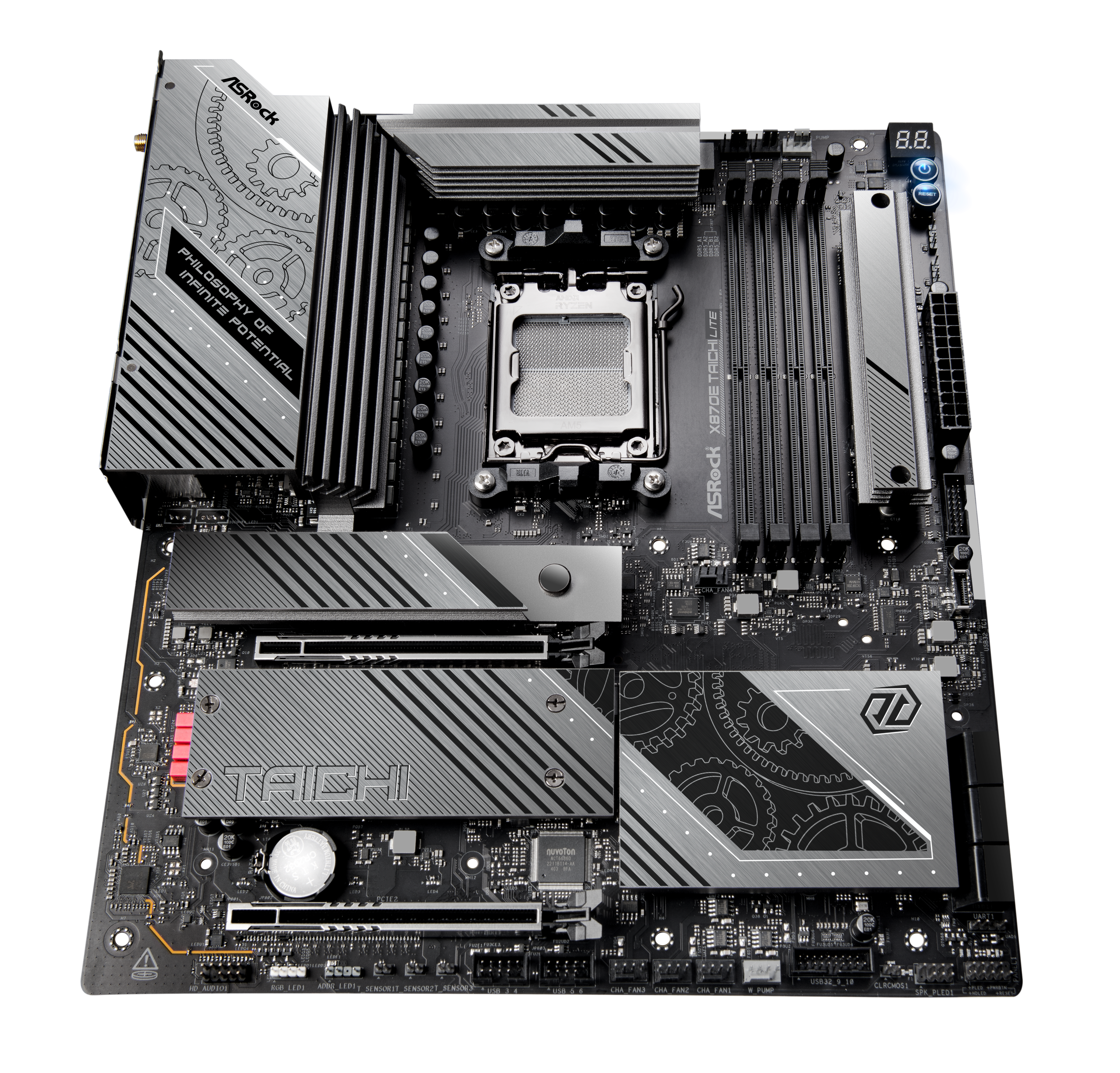 ASRock X870E Taichi Lite motherboard, socket AM5, AMD X870E, EATX, DDR5 : image 5