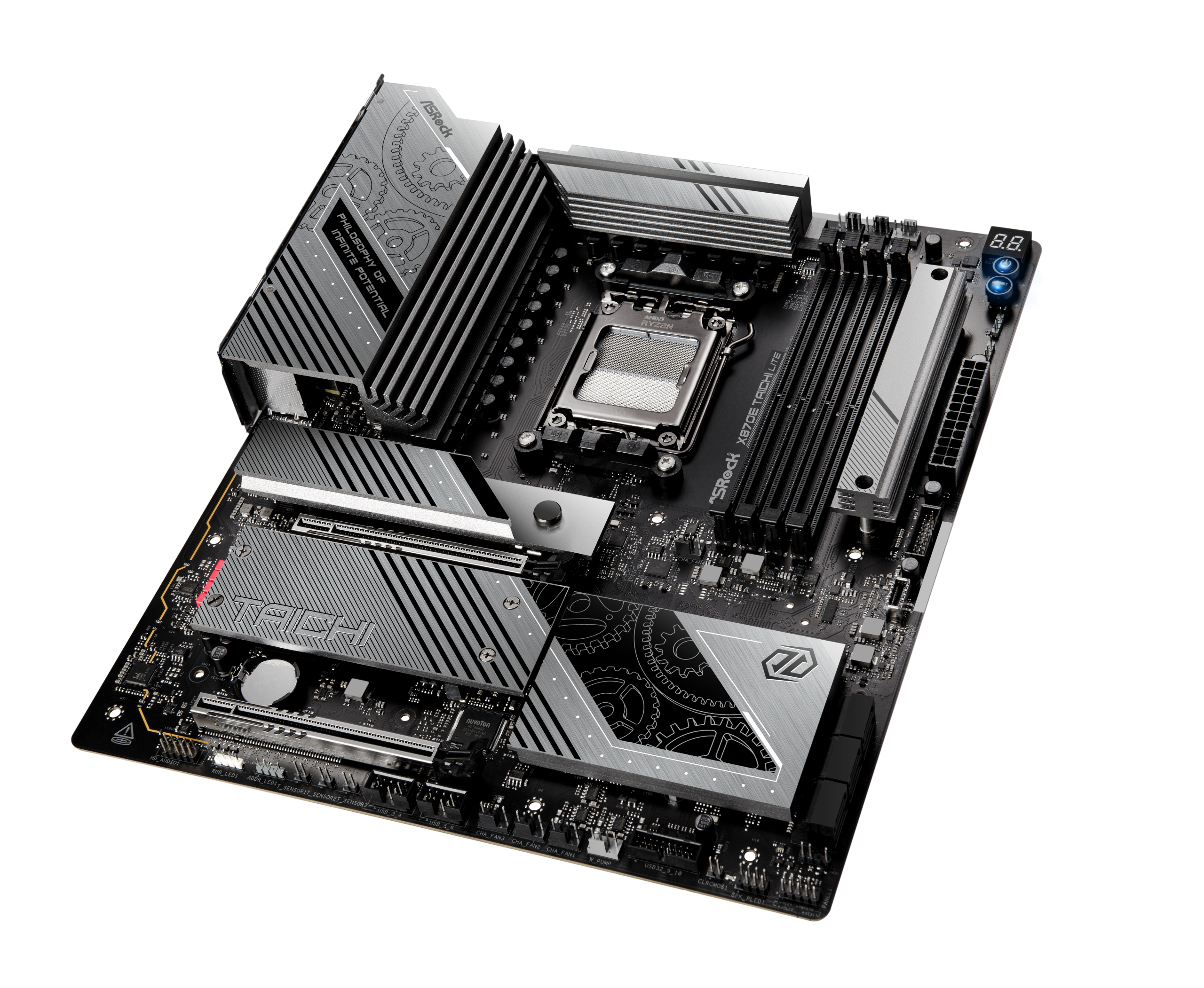 ASRock X870E Taichi Lite motherboard, socket AM5, AMD X870E, EATX, DDR5 : image 7