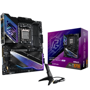 ASRock X870E Nova WiFi motherboard, socket AM5, AMD X870E, ATX, DDR5