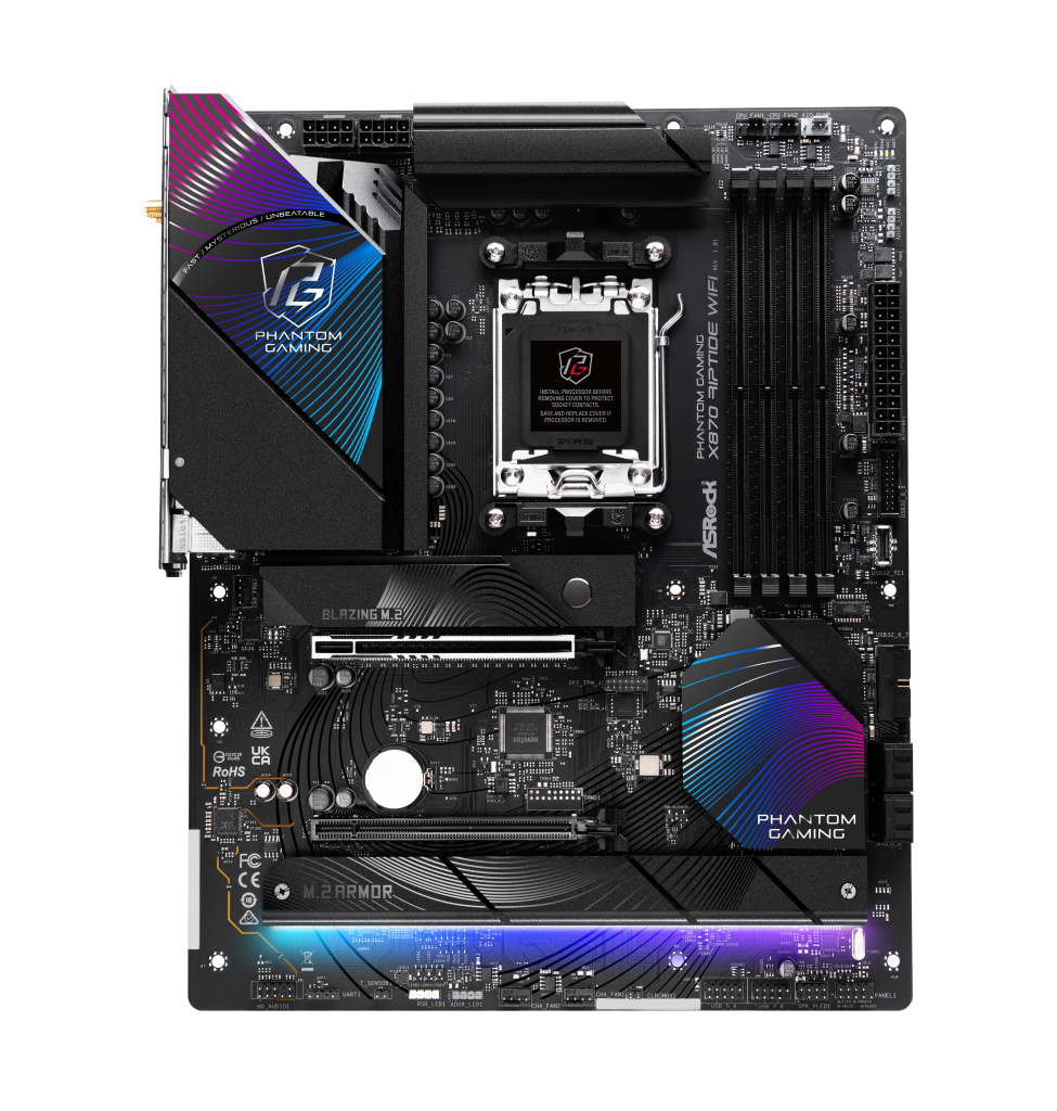 ASRock X870 Riptide WiFi motherboard, socket AM5, AMD X870, ATX, DDR5