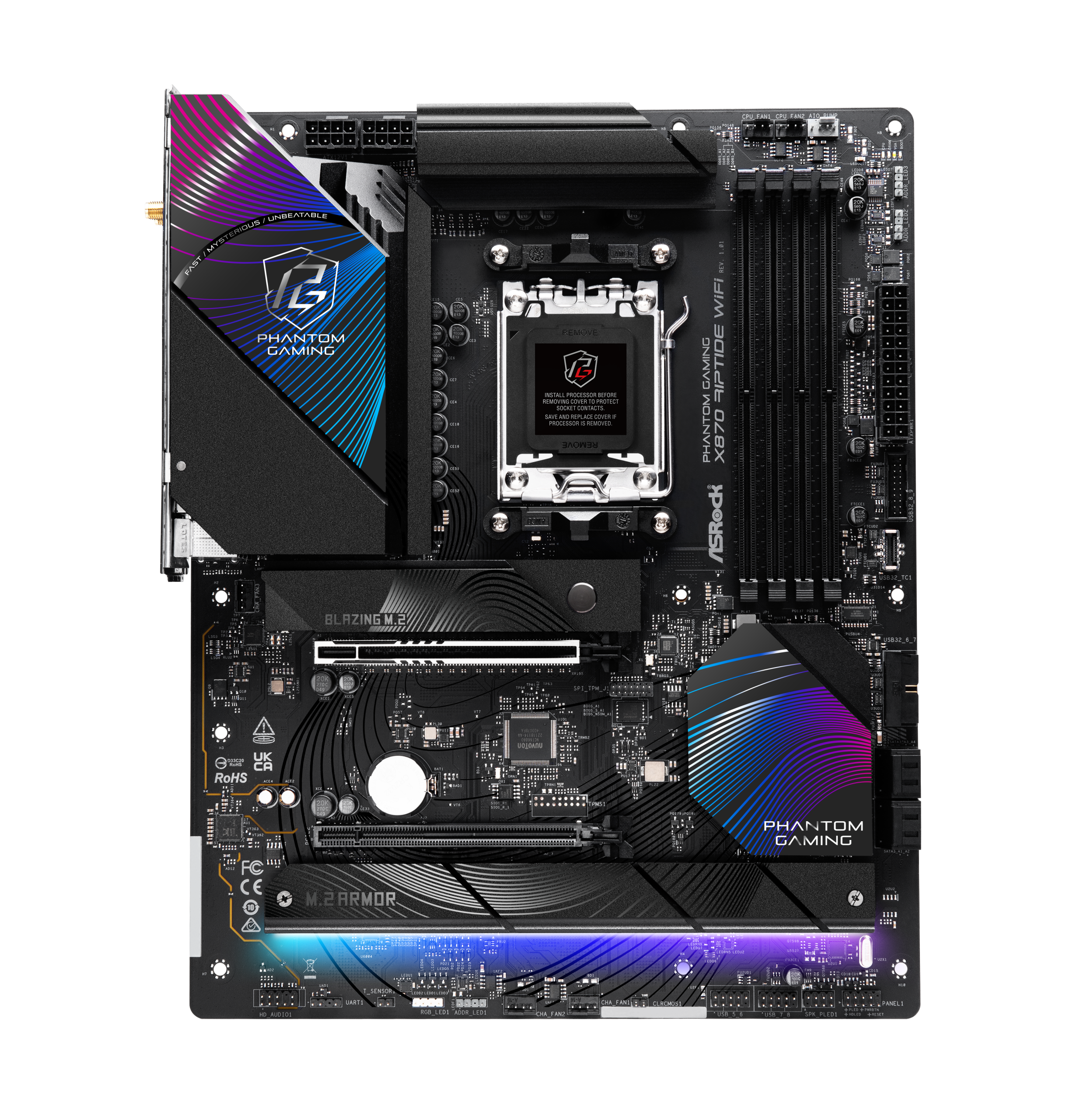 ASRock X870 Riptide WiFi motherboard, socket AM5, AMD X870, ATX, DDR5