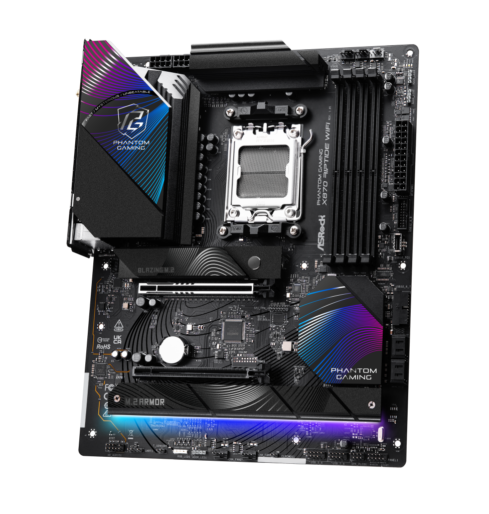 ASRock X870 Riptide WiFi motherboard, socket AM5, AMD X870, ATX, DDR5