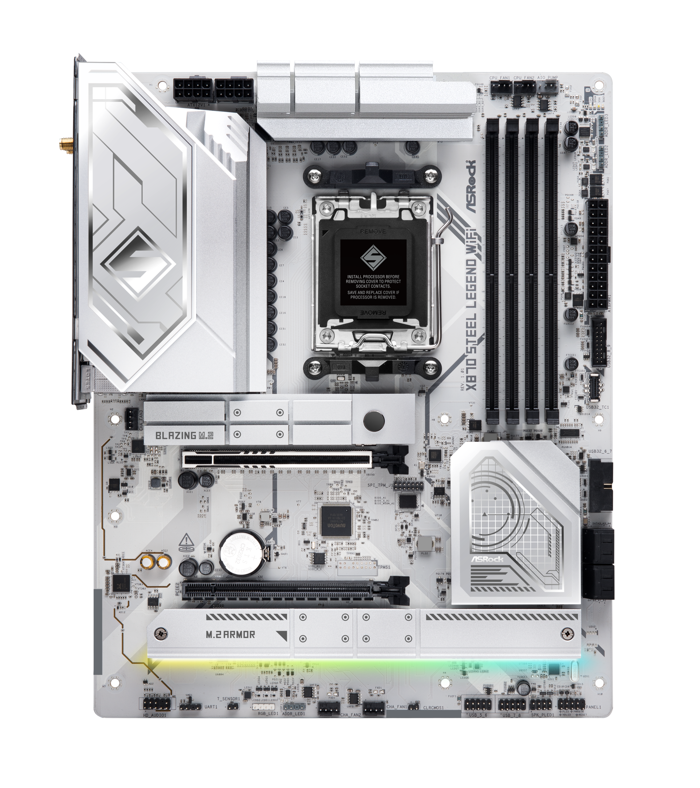 ASRock X870 Steel Legend WiFi motherboard, socket AM5, AMD X870, ATX, DDR5